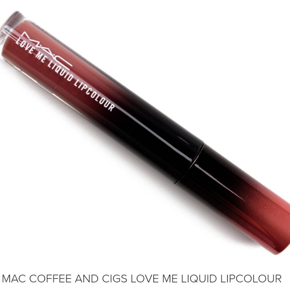 COFFEE AND CIGS MAC Cosmetics Love Me Liquid Lipcolour NWT - Picture 4 of 7